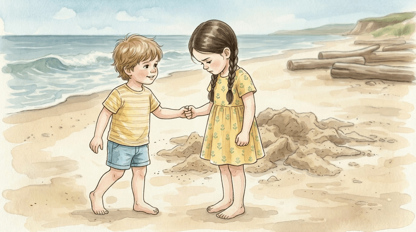 Zamek z piasku — ilustracja, strona 7