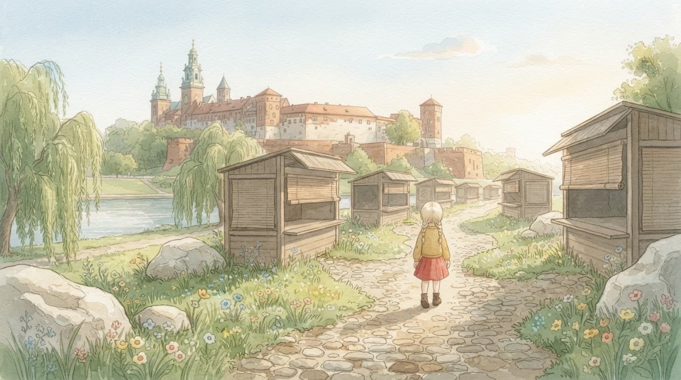 Legenda o smoku wawelskim — ilustracja, strona 1