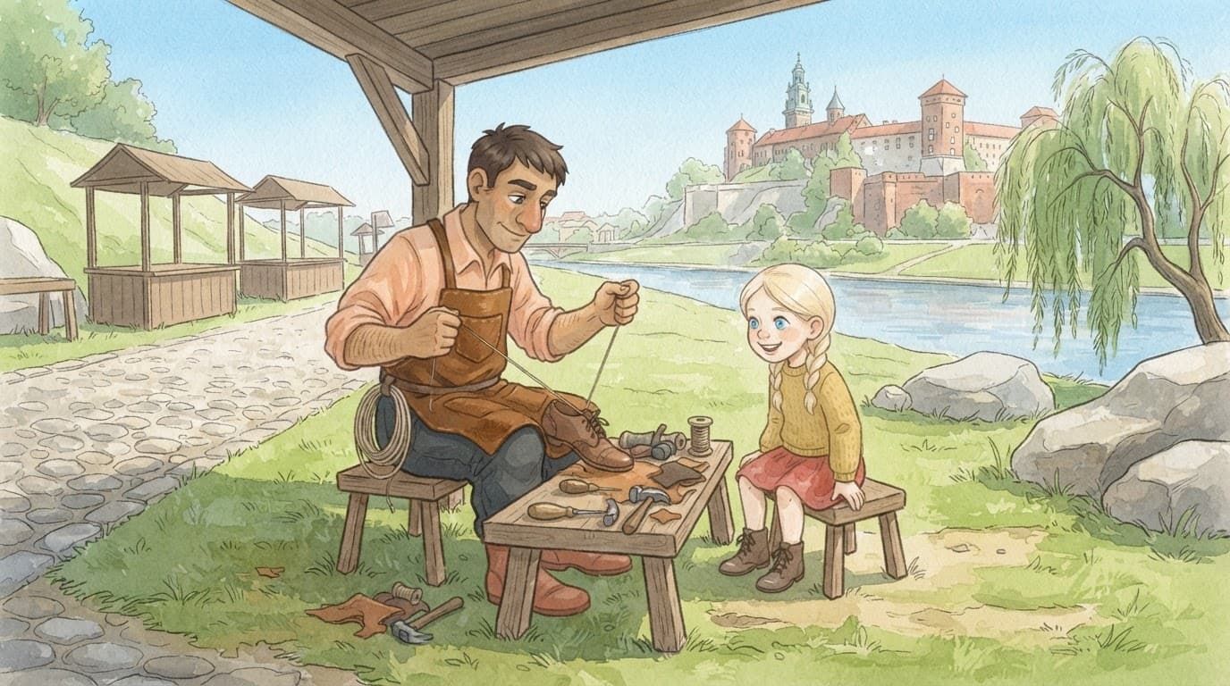 Legenda o smoku wawelskim — ilustracja, strona 2