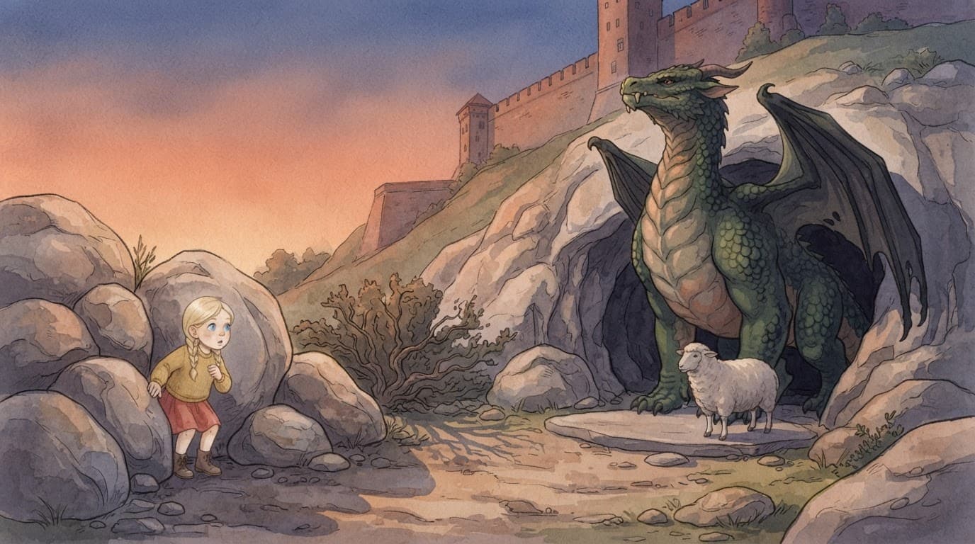 Legenda o smoku wawelskim — ilustracja, strona 3