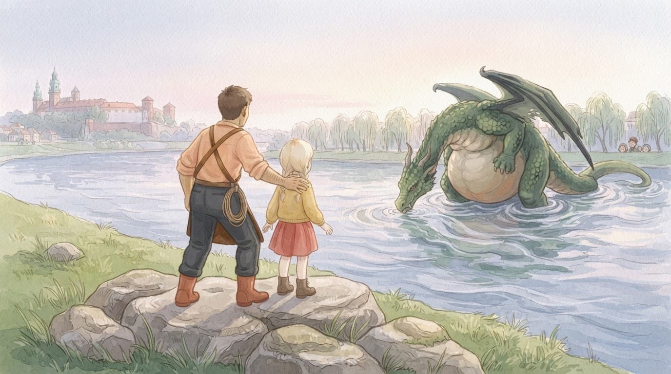 Legenda o smoku wawelskim — ilustracja, strona 7
