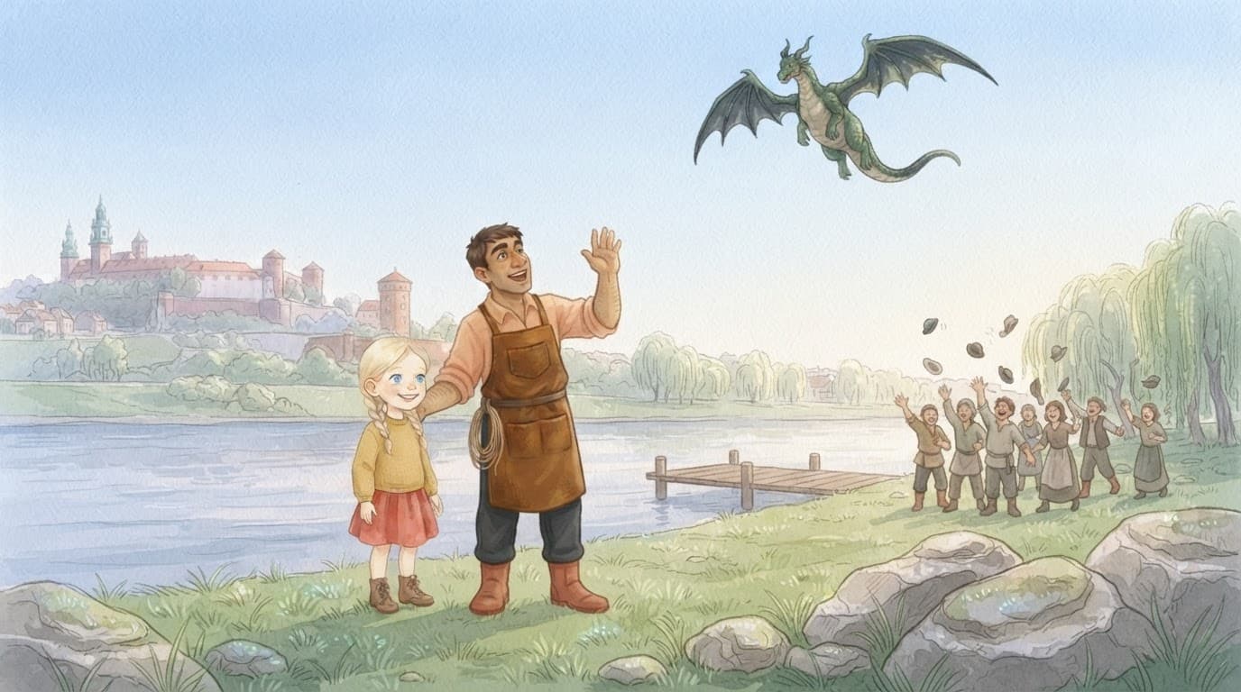 Legenda o smoku wawelskim — ilustracja, strona 8