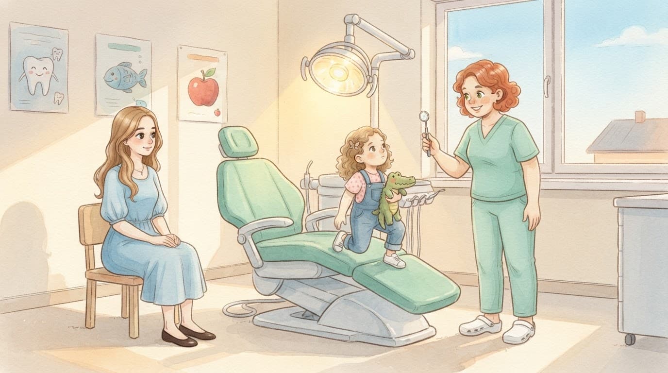 Pierwsza wizyta u dentysty — ilustracja, strona 4
