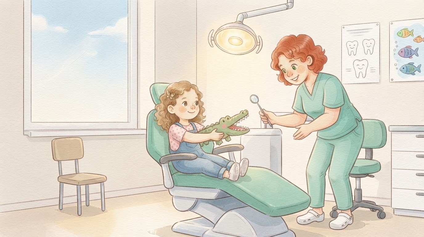 Pierwsza wizyta u dentysty — ilustracja, strona 5
