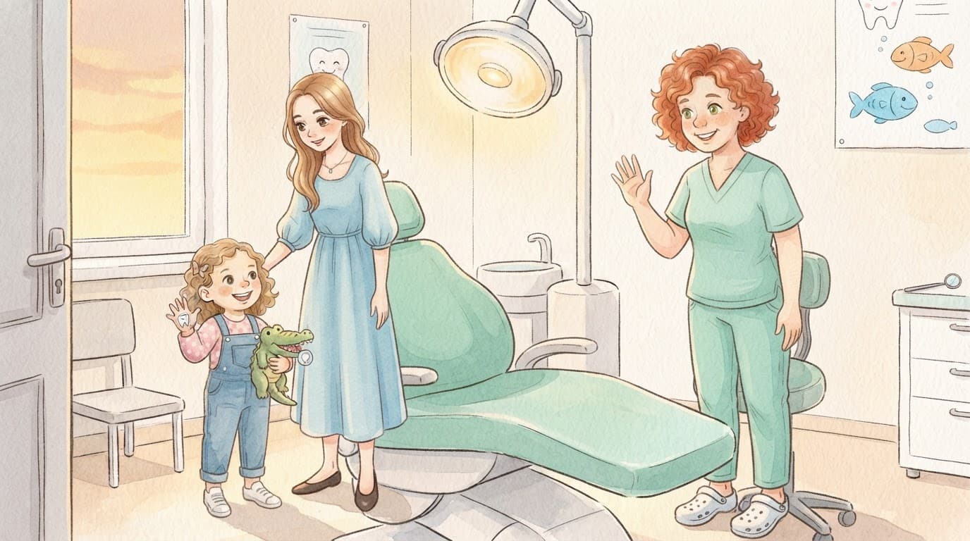 Pierwsza wizyta u dentysty — ilustracja, strona 7