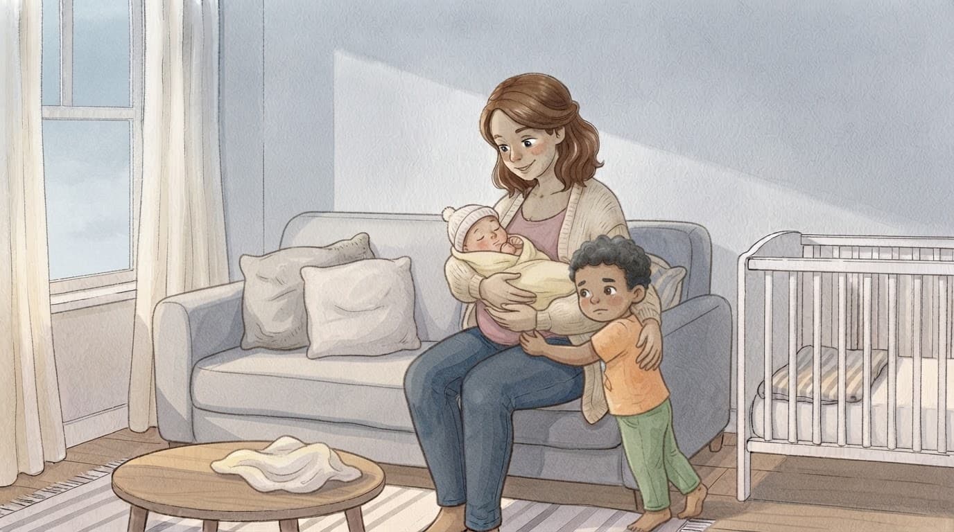 Nowe rodzeństwo — ilustracja, strona 6